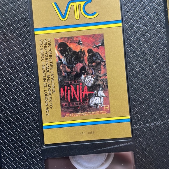 THE NINJA MISSION - VHS - Clamshell 1984 - Picture 11 of 11